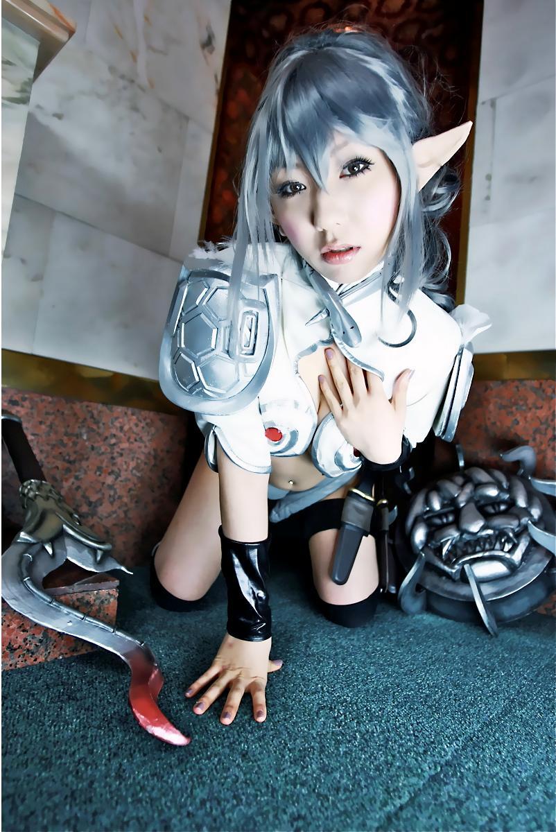 [Cosplay]  Queens Blade  Echidna & Alleyne Vs Tentacles SP2